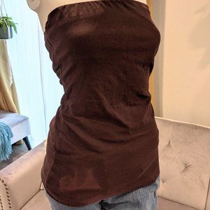 NEW Forever 21 Brown Tube Top Sz M NWT